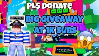 PLS Donate〢 Big Giveaway At 1k Subs!!