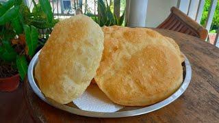 Resepi Roti Puri Paling Mudah Tanpa Yis(INDIAN FOOD)