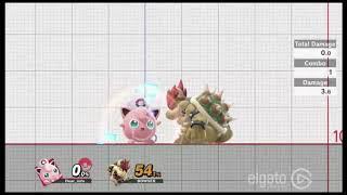 Jigglypuff zero to death combo  (Bowser)