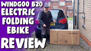 Windgoo B20 Review Electric Folding bike - Unboxing Windgoo Ebike Test Ride