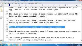 86 Android Shared Preferences Tutorial | SharedPreferences in android | Part 1