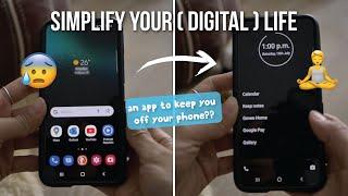 No distractions MINIMALIST PHONE APP Android Review: Ultimate productivity, detox + mindfulness