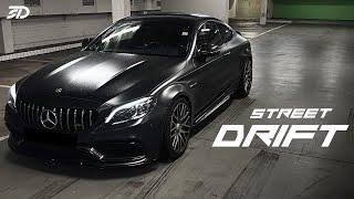 SD // MERCEDES C63s AMG GERMAN STREETDRIFT COMPILATION // POV - DRIFT - DONUT