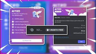 DISCORD is giving YOU 1 month of FREE DISCORD NITRO