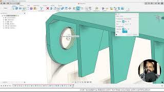 Add Revolute Joint between components | Fusion 360 course for Beginner | Part 17