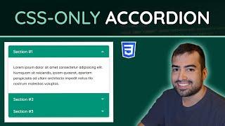 How to create a CSS-Only Accordion (Mobile Friendly) - HTML & CSS Tutorial