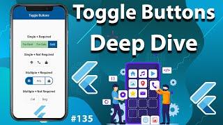 Flutter Tutorial - Toggle Buttons - Deep Dive