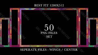 #111 50 PNG FILES SET | LED MAPPING | RESOLUME | VIRTUAL DJ | BY MUSICOM