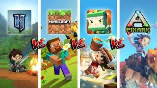 HYTALE vs MINECRAFT vs MINI WORLD vs PIXARK