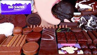 ASMR DUBAI CHOCOLATE MARSHMALLOW MAGNUM ICE CREAM OREO DESSERT MUKBANG 두바이 초콜릿 먹방 咀嚼音 EATING SOUNDS