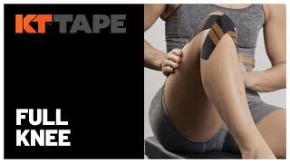 KT Tape: Full Knee Taping | Athletic Tape for Knee Pain Relief