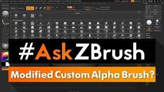 #AskZBrush: “How do I change a default alpha for a brush and save a new custom brush?”