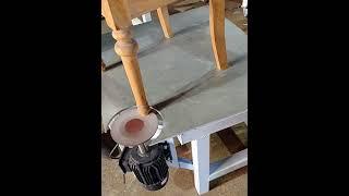 Chair leg balance grinding process- Good tools and machinery make work easy