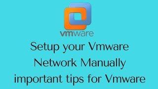 Vmware network adapter settings manually | using virtual network editor - [Hindi]