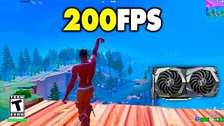 Fortnite GTX 1660 Super 6GB Low Meshes 300 FPS