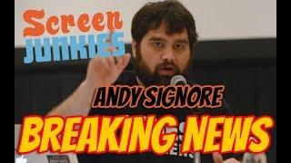 BREAKING NEWS! Screen Junkies Andy Signore  Suspended!