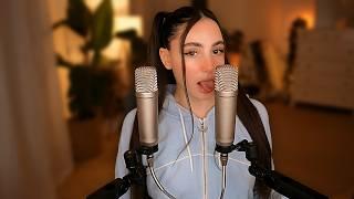 ASMR Intense Mouthsounds  with 2 Mics ️️ NO TALKING  EAR TO EAR TINGLES FOR DEEP SLEEP ‍️