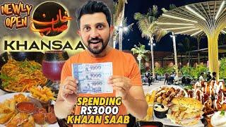 Newly Opened Restaurant KhanSaab Review || Menu Explore in 3000 Budget || EP#2