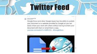 How to Embed Your Twitter Feed On Your Website