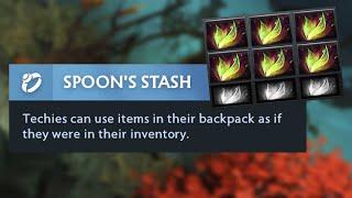 Techies + Spoon's Stash = Carry, Dota 2