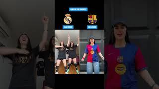 HALA MADRID Vs VISCA BARÇA || Prt 124 #shorts #dance #music  #halamadrid #viscabarça #laliga