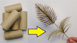 Fantastic Recycling Craft Idea / Toilet Paper Rolls Flower Tutorial / Paper Decoration DIY