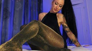 Nylon Tights ASMR: Shimmering Sounds of Silky Fabric