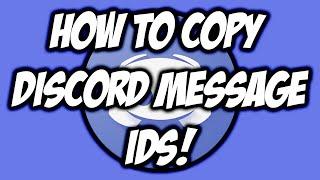 How To Copy Discord Message IDs EASY! | Copy Discord Message IDs On Mobile| Discord Tutorials!