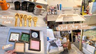 Work Shop Tour | Rea Dunn Finds | Tiered Tray DIY | Nina Mendez 2021