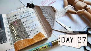 Junk Journal July Day 27 • Journal Challenge 2024 • some poetic up's & down's #junkjournaljuly2024