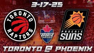 3-17-25 Toronto Raptors vs Phoenix Suns Game Audio | NBA LIVE Stream Gamecast & Chat