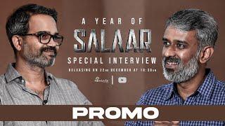 A Year of Salaar | Promo | Prashanth Neel Interview With Kairam Vaashi | Prabhas | Hombale Films