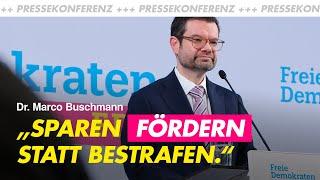 LIVE: FDP Pressekonferenz mit Dr. Marco Buschmann