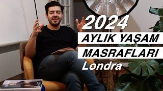 Londra, Aylık Yaşam Masrafları, 2024 (Retrospektif)