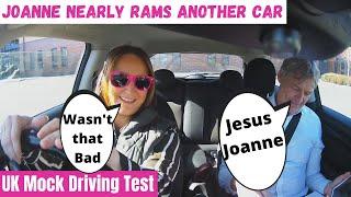 First UK Mock Driving Test For Joanne