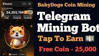 Baby Doge Paws Airdrop | Babydoge coin Telegram bot