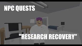 Unturned NPC Quests: "Research Recovery"