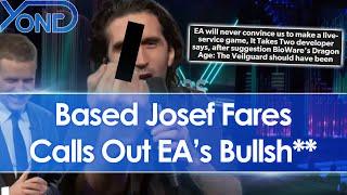 Josef Fares calls out EA for saying Dragon Age Veilguard failed because it wasn't a live service