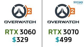 Overwatch 2 Beta Test Benchmark | Ryzen 5 5600X | RTX 3060 | RTX 3070 | 오버워치2 베타 벤치마크 | 1080p, 1440p