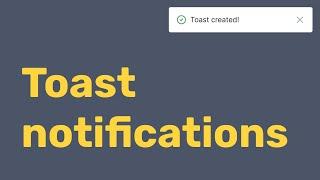 Toast notifications with Inertia and Laravel