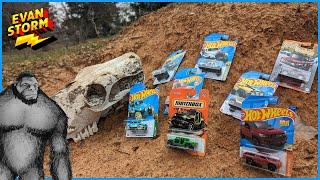 Storm Family Farm Scavenger Hunt With Bigfoot and Hot Wheels Mystery Surprise Trucks