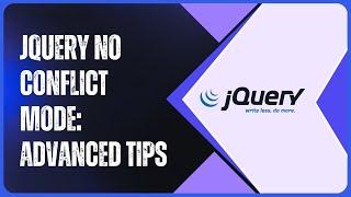 No Conflict - Advance jQuery-Web Development