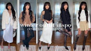 winter outfit ideas | casual & elegant inspo to help elevate personal style