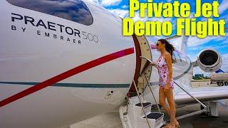 Embraer Praetor 500 Private Jet - Demo Flight