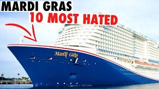 10 Most HATED Things About The Carnival Mardi Gras Cruise Ship