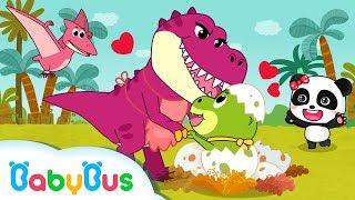 Tyrannosaurus-Rex looking For His MAMA | Dinosaur Songs | Nursery Rhymes | Baby Songs | BabyBus