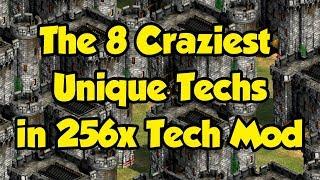 8 Craziest Unique Techs with 256x Tech Mod