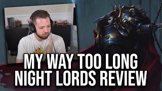 Bricky's WAY TOO LONG Night Lord's Review of the new CSM Codex