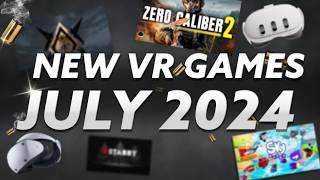 JULY is Loaded With NEW VR Games! | QUEST 3, QUEST 2, PSVR2, PCVR JULY 2024