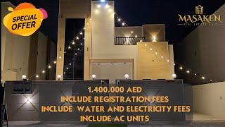 special offer l own ur dream villa in ajman free hold for all nationalities  l 4 BHK